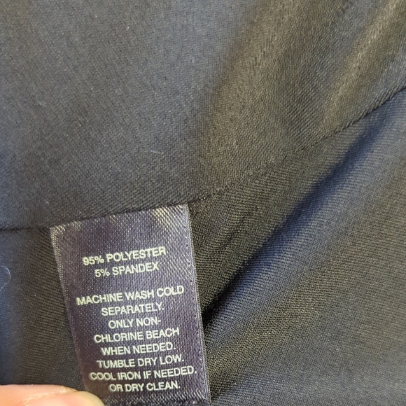 00127 WHBM Halter Wrap Maxi Dress Black size 4 classic party minimalist preppy - Picture 7 of 8